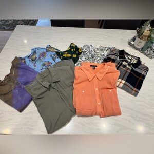 Size XL Tops, Variety, Lot of 7 Tops